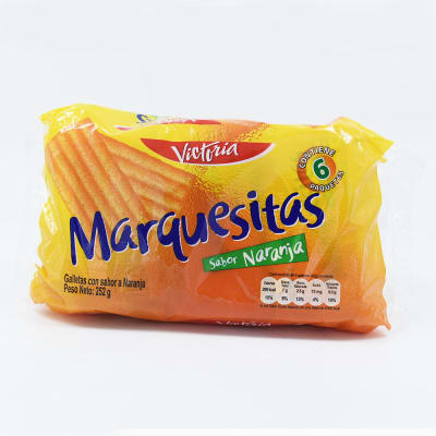 Galleta Marquesitas Naranja Pack x 6Und