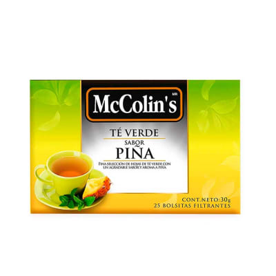 Mc Colins té verde con piña (Caja x 25 Filtrantes)