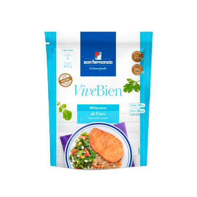 Milanesa de pavo apanada Bolsa x 4UND