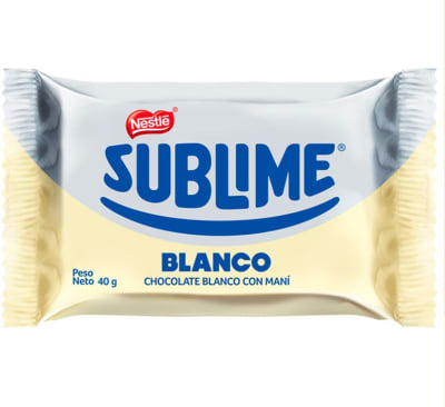 Chocolate Sublime Blanco Nestlé 40gr