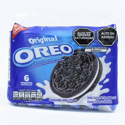 Galleta Oreo Original Pack x 6Und