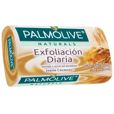 Jabón de Tocador PALMOLIVE Exfoliación Diaria C/Avena y Azúcar morena 