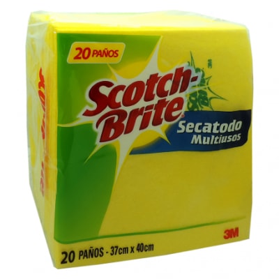 Paño Absorbente Amarillo Scotch Brite x 20 und