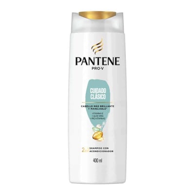 Shampoo PANTENE Pro-V Cuidado Clásico 2 en 1 (400ml)