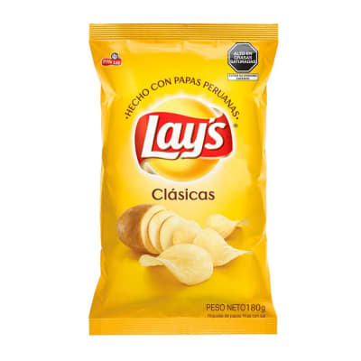 Papas Lays Clásicas en bolsa