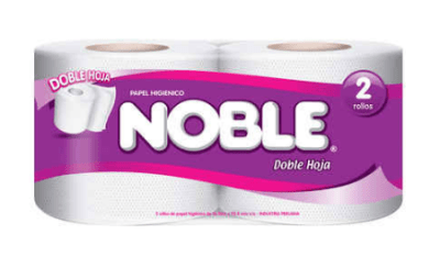 Papel higiénico Noble x 2 Unidades (18 metros)