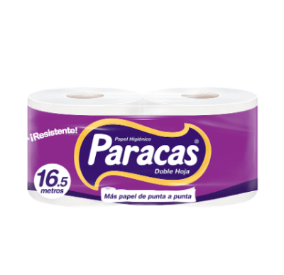 Papel Higiénico Paracas x 2 Unidades (16.5 m)