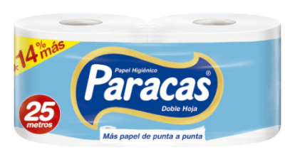 Papel Higiénico Paracas x 2 Unidades (25 metros)