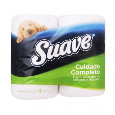 Papel Higiénico Suave Jumbo x 4 rollos