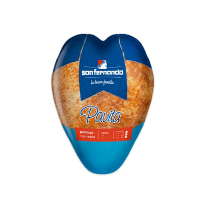 Pechuga horneada de pavita congelada x Und (Rango de 3.0 a 4.0 Kg)
