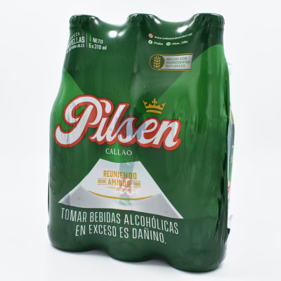 Cerveza Pilsen Callao Six pack (Botella/Lata)