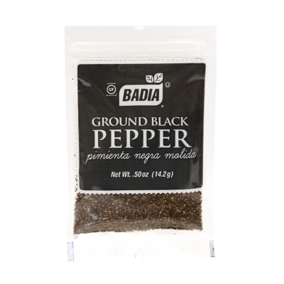 Pimienta Negra Molida Badía Sobre 14.2gr