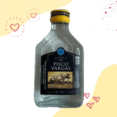 Pisco vargas de 125 ml