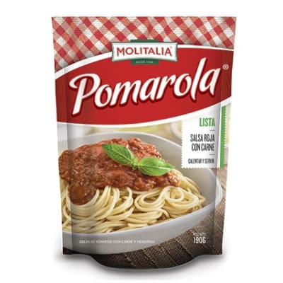 Salsa Tomate C/ Carne Pomarola Molitalia