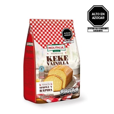 Premezcla Molitalia Keke de Vainilla x 450gr
