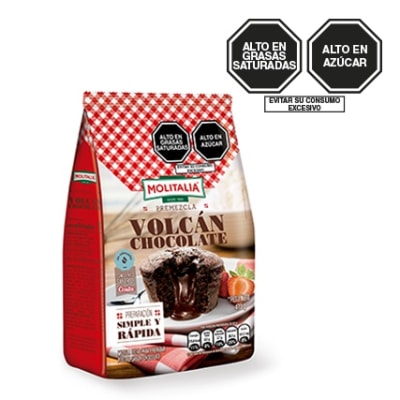 Premezcla Molitalia Volcán de chocolate x 470g