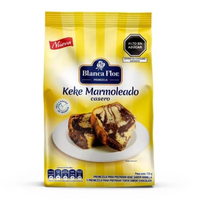 Premezcla Blanca Flor Keke Marmoleado