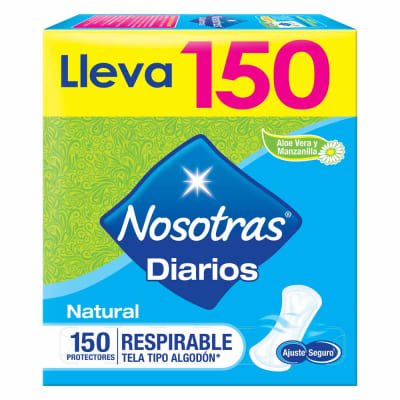 Protectores diarios Nosotras Cja.x150