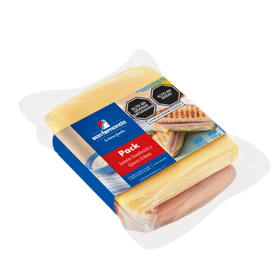 Jamón Sandwich 230gr + Queso Edam 108gr