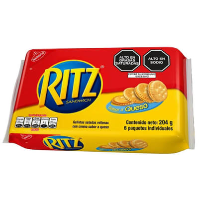 Galleta Ritz sabor queso Pack x 6Und