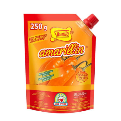 Salsa de ají amarillin Sibarita Doy pack 250gr