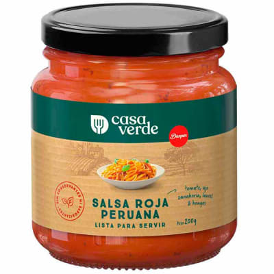 Salsa roja peruana Casa Verde