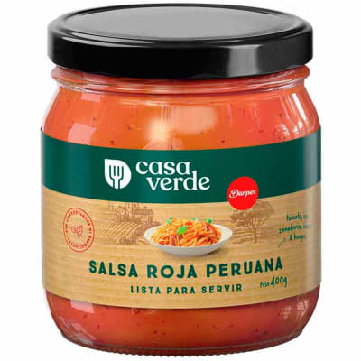 Salsa roja peruana Casa Verde