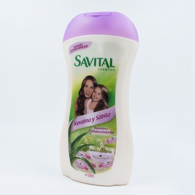 Savital Shampoo Keratina y Sábila x 530ml
