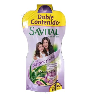 Savital Shampoo Colágeno y Sábila x 36ml