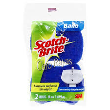 Esponja Scotch Brite cero rayas 2 en 1