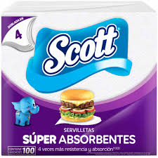 Servilletas SCOTT Día a Dia x 100Und