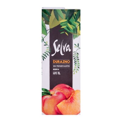 Bebida de Durazno SELVA Caja (1 Litro)