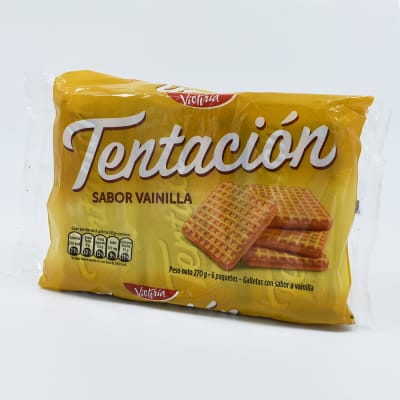 Galletas Tentación Victoria de Vainilla Pack x 6Und