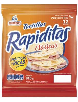 Tortillas rapiditas BIMBO