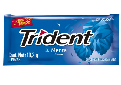 Goma de mascar Trident Menta