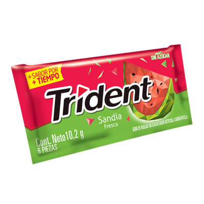 Goma de Mascar Trident Sandia