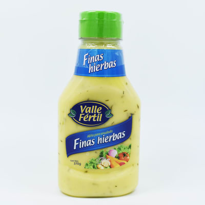 Salsa Finas Hierbas VALLE FERTIL Aliño