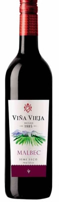 Vino Viña Vieja Malbec Semi Seco 750ml