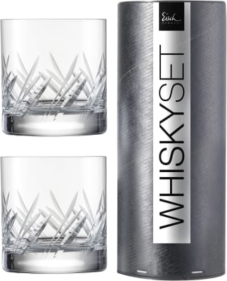 Vasos Whisky Tallados a Mano Gentleman (x2)