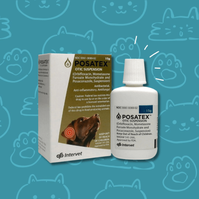Posatex Gotas Oticas 8,8 ml (Venta bajo receta Médico Veterinario retenida).
