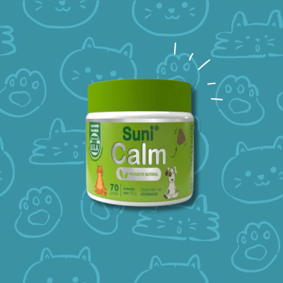 SuniCalm anti estrés gomitas mascotas 105 grs. 70 Gomitas