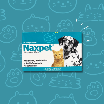 Naxpet Comprimido Oral Perros y Gatos10 Comprimidos, 10 mg