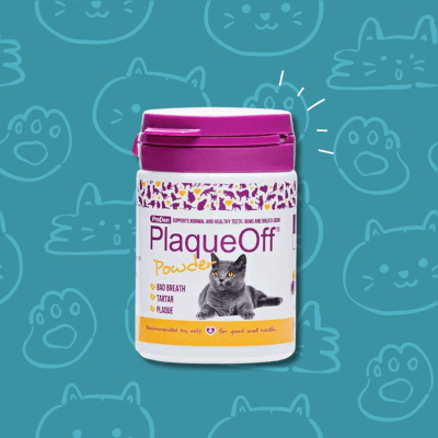 Plaque Off Polvo Eliminador De Sarro Gato 40 grs