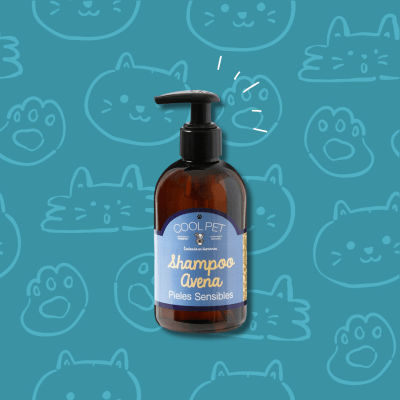 Shampoo Avena Coolpet Perros Y Gatos 250 ml.