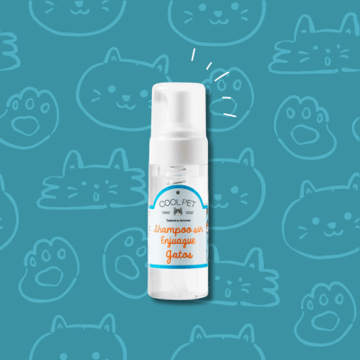Shampoo sin enjuague Coolpet Gatos 150 ml.