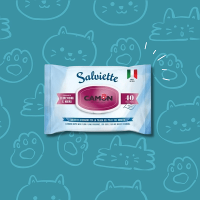 Toallitas Humedas Perfumadas Clorhexidina Camon Perro Y Gato 40 unidades