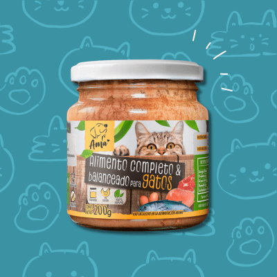 Ama Gato Pollo, Vacuno y Atun Frasco 200 Grs.
