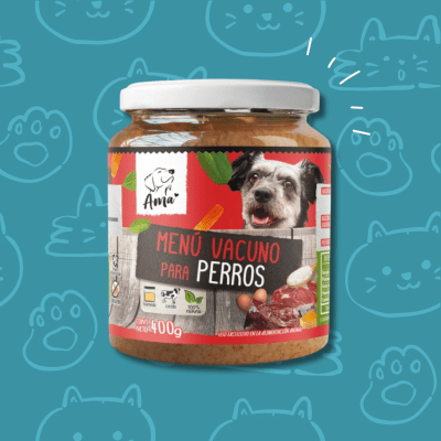 Ama Perro Vacuno Frasco 400 Grs.