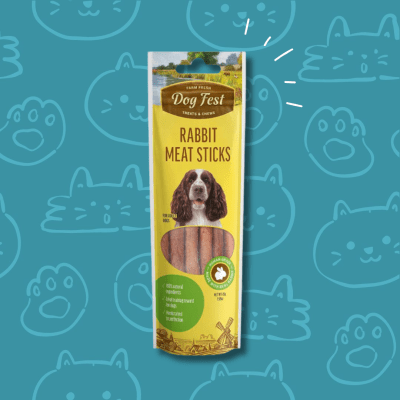Dog Fest Sticks de carne de Conejo