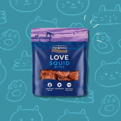 FIsh4Dogs Snack Love Squid Bites Calamares